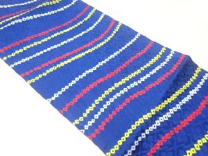 絞りよろけ横段模様名古屋帯